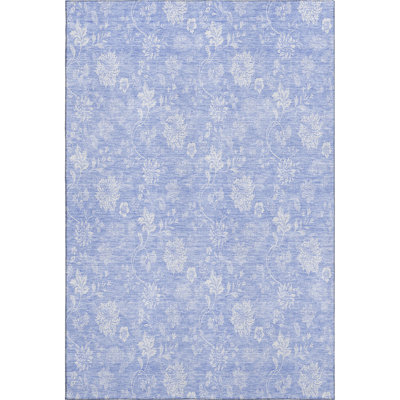 Premium Machine Washable Prisco Sky Rug
