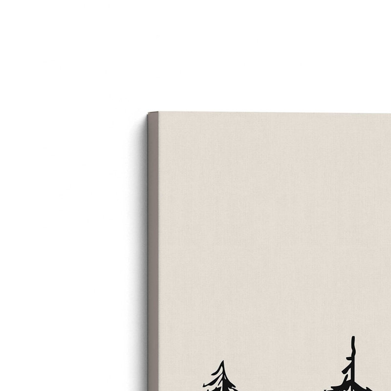 Whispering Peaks v4, ensemble de 2 impressions, Toile tendue, 30 po x 20 po