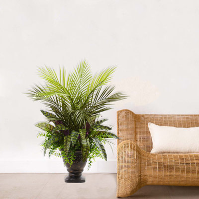 27'' Faux Fern Plant in Planter