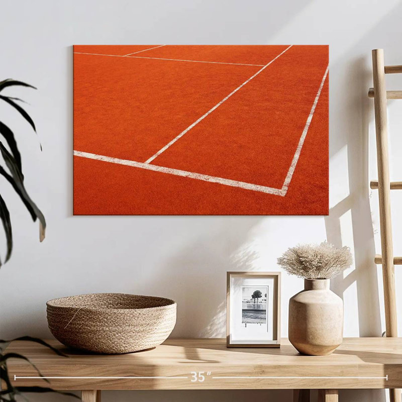 Court de tennis en terre Sirci, H 16 po x l 24 po