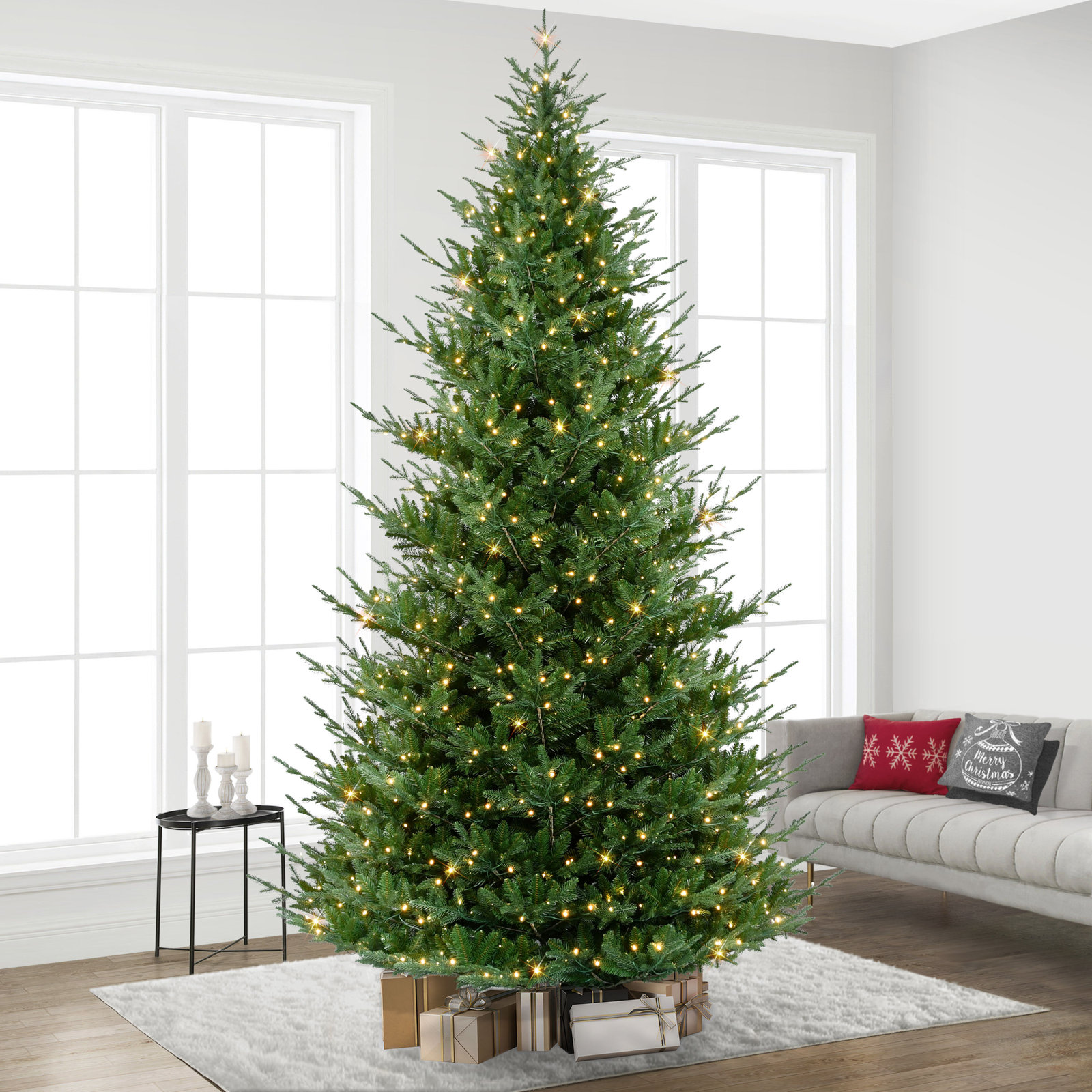 Pre-Lit Christmas Tree, 12'