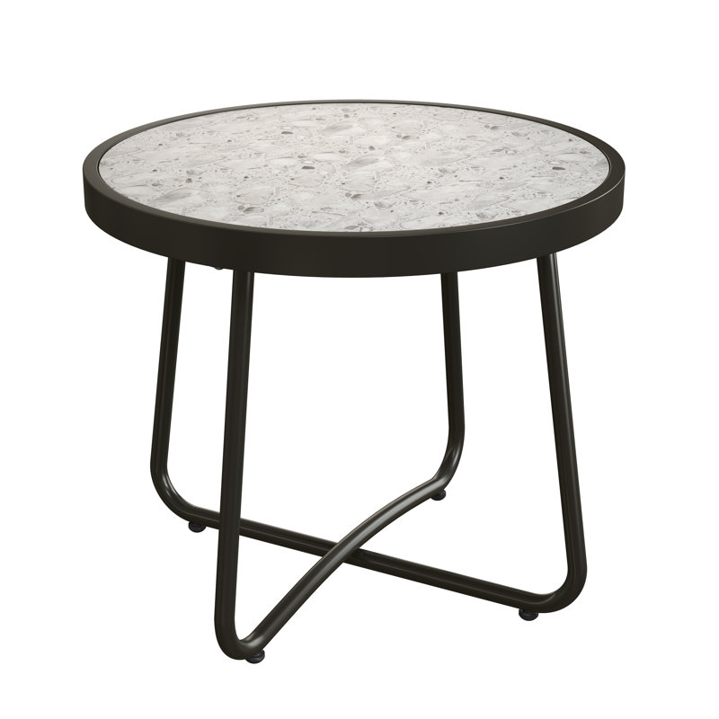 Table d'appoint en acier Cullompt