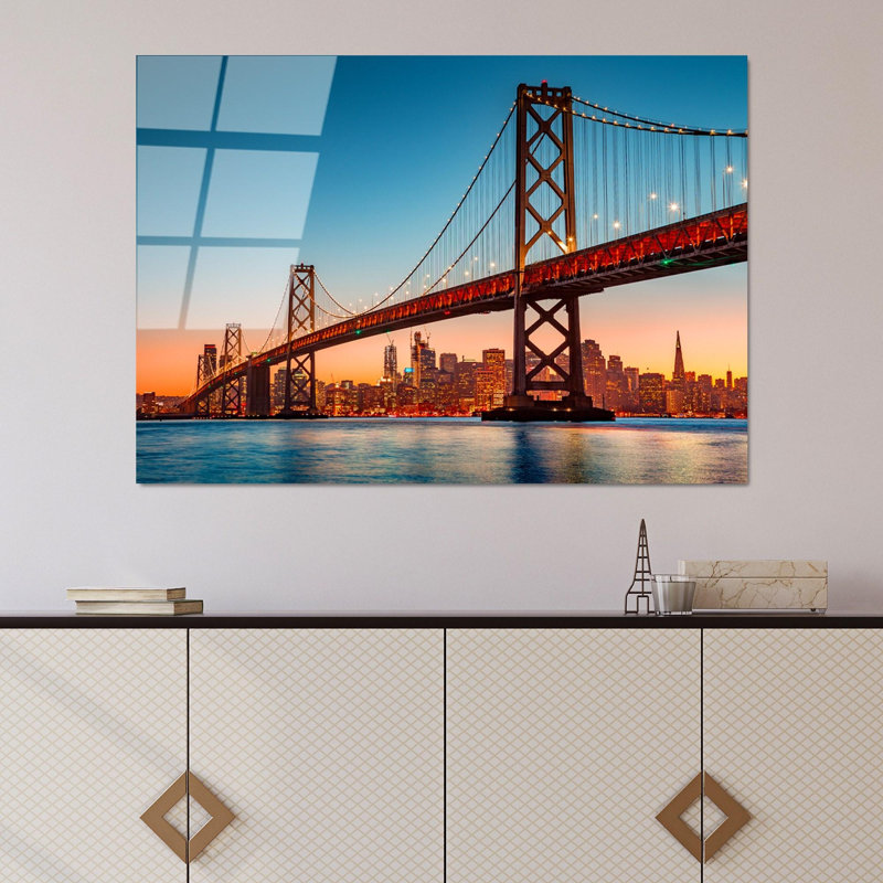 Stunning Tempered Glass Wall Art Painting, 27.6 x 39.4 inches | 100% Tempered Glass, Thickness: 0.16 inches | Elegant Home Decor for Living Room or Office, Durable & Easy to Clean, Perfect Gift Idea