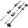 Linear Guide Rail 2Pcs HGR20-1500mm Linear Slide Rail with 1Pcs RM1605-1500mm Ballscrew with BF12/BK12 Kit Linear Slide Rail Guide Rail Square for DIY CNC Routers Lathes Mills