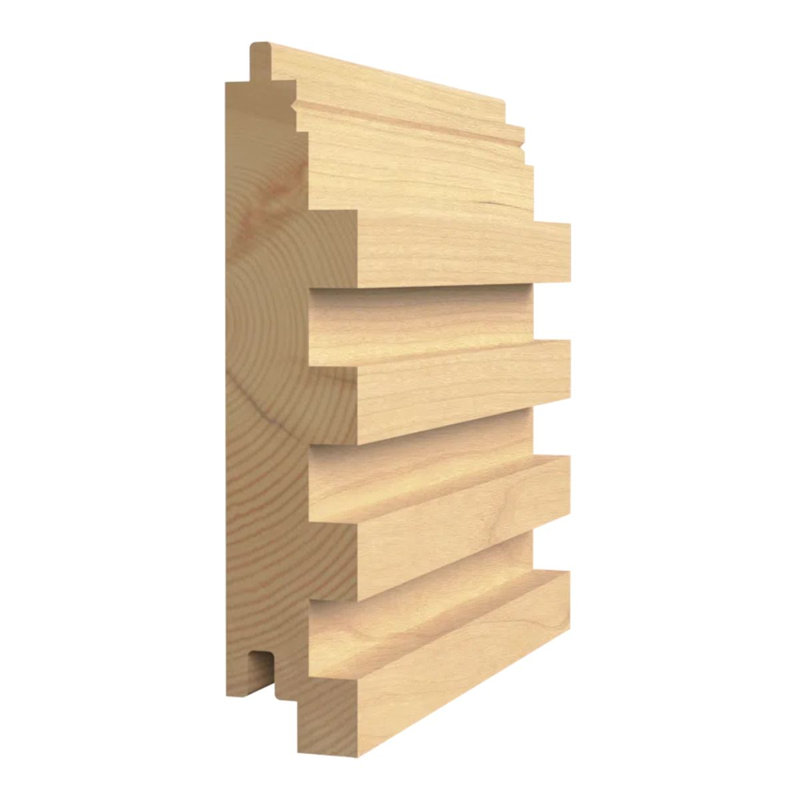 Panneau mural Interbois en érable CRENO-TG 3/4 po x 3-7 / 16 po x 96 po, Naturel, Érable