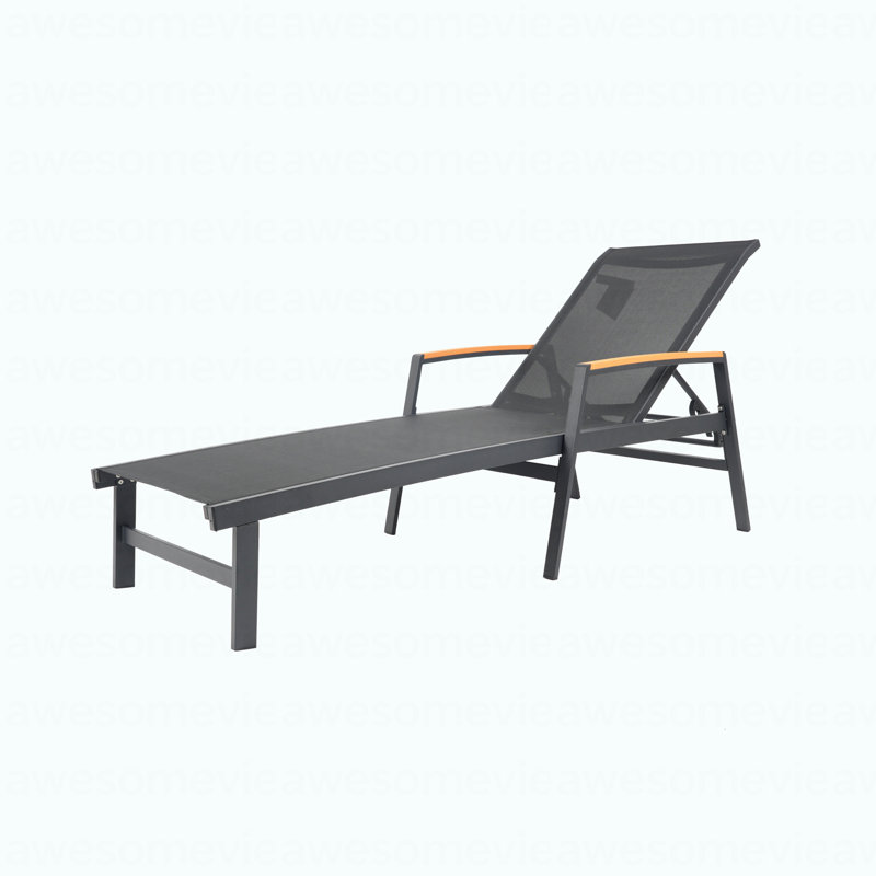 Oaxton Chaise Lounge (62753.00bblkmp2), Black