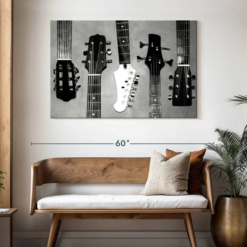 Tête de guitare Abarca I, H 32 po x l 48 po
