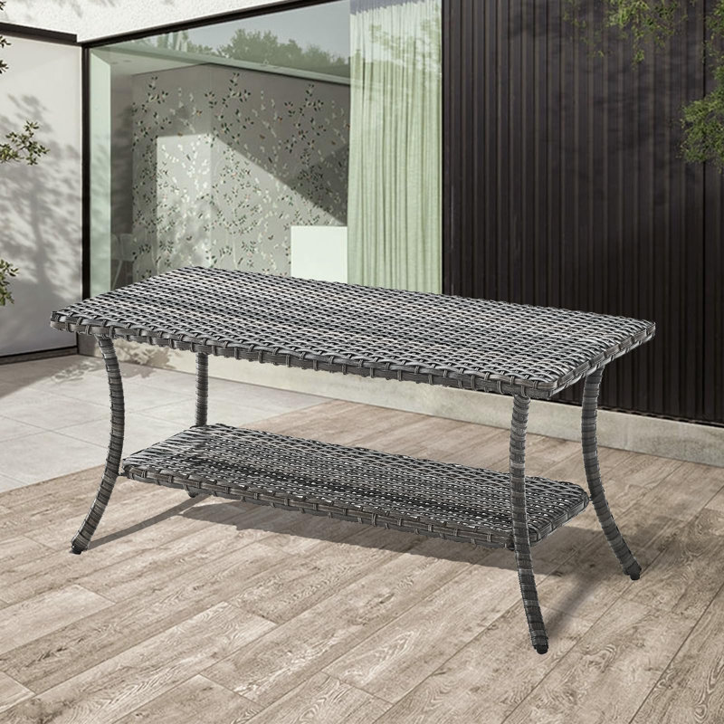 Table basse extérieure L 23,5 po x l 42 po Kyanna