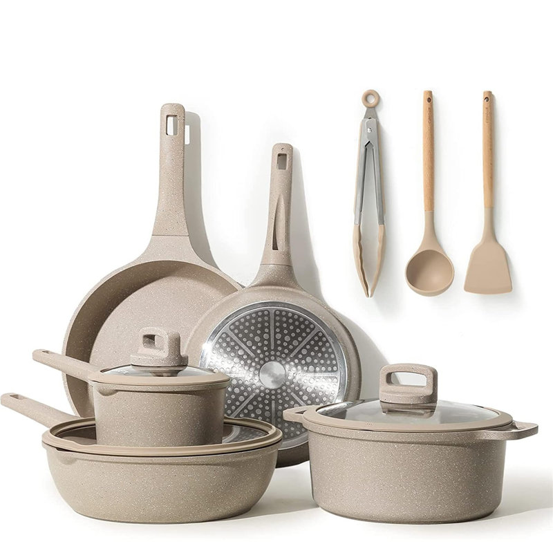 Yamaguchi 11 - Piece Ceramic Cookware Set