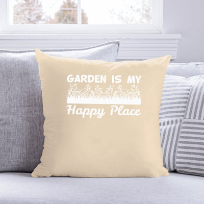 Amour de jardin - Citation amusante 712 - Coussin décoratif inclus