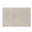 Tapis lavable à motif de losanges ivoire et beige 3 pi x 5 pi avec protection UV