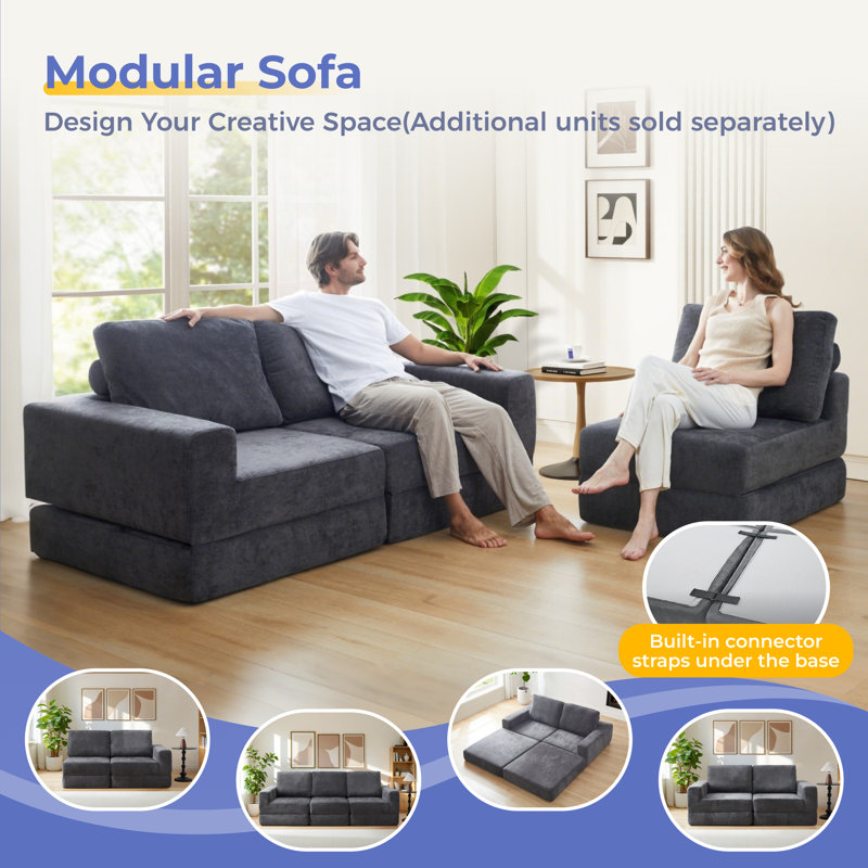1 Seater Sofa Bed, Left-Armrest