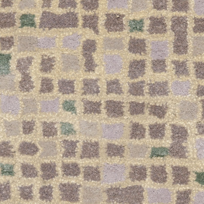 Martha Stewart Hand Tufted Wool/Viscose Geometric Rug in Grey