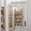 Armoire à bijoux avec miroir pleine longueur, porte ou fixation murale, armoire à bijoux, armoire de rangement verrouillable, miroir intérieur éclairé, forme irrégulière