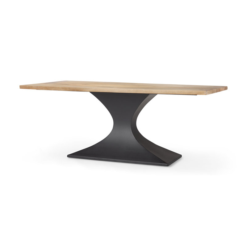 Table de salle à manger Amboise, Marron clair