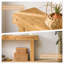 Console en bois massif de 63 po - Table de ferme rustique pour entrée, couloir-790372075