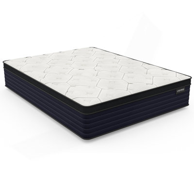 Copper Ulta Supportive, Pressure Relief Memory Foam Hybrid With Luxurious Euro-Top 14" - Firm Feel, Greenguard Gold Certified, White Label Ready
