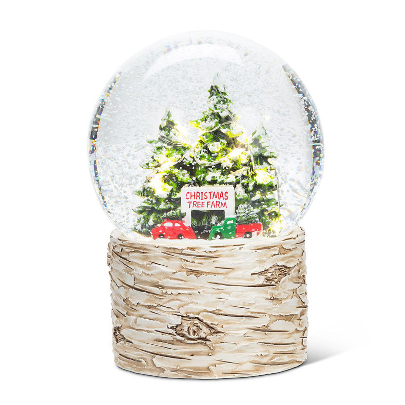 Boule à neige Tree Farm Led