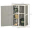 Bouzoun 2 ft. W x 2 ft. D Solid Wood Pent Tool Shed-576001662