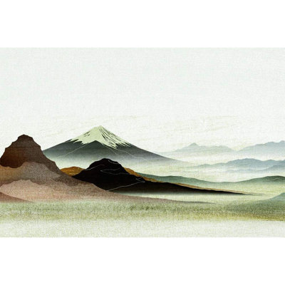 Murale paysage naturel de montagne