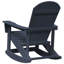 Adirondack Rocking Chair HDPE Outdoor Furniture Garden Seating Terrace-1816910672