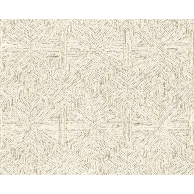 Rouleau de papier peint Concord Wall lings L 33 pi x l 21 po, Beige / or / métallique