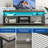 Industrial TV Stand with Sound Bar and LED Strip for TVs up to 70"
