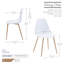Plastic Dining Chairs with Iron Legs-701854117