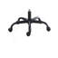 Chaise de bureau en similicuir noir