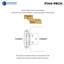 Encadrement de surface à fermeture automatique à surface variable - Laiton poli avec chrome - Charnières de porte d'armoire (ensemble de 2)-91102329-125354218