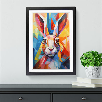 Hare Abstract No.2 - Framed Print