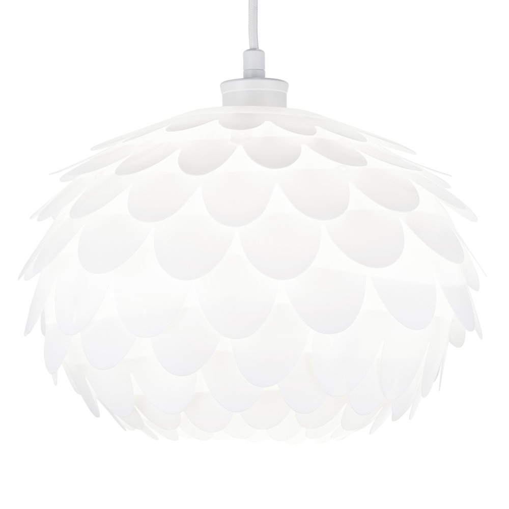 30cm Plastic Drum Pendant Shade