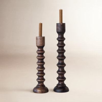 Solid Wood Tabletop Pillar