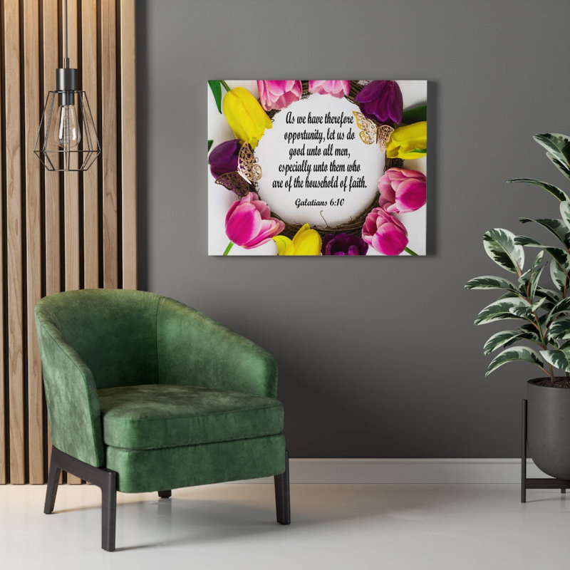 Household Of Faith Galatians - Wrapped Canvas Print, 30cm H x 41cm W