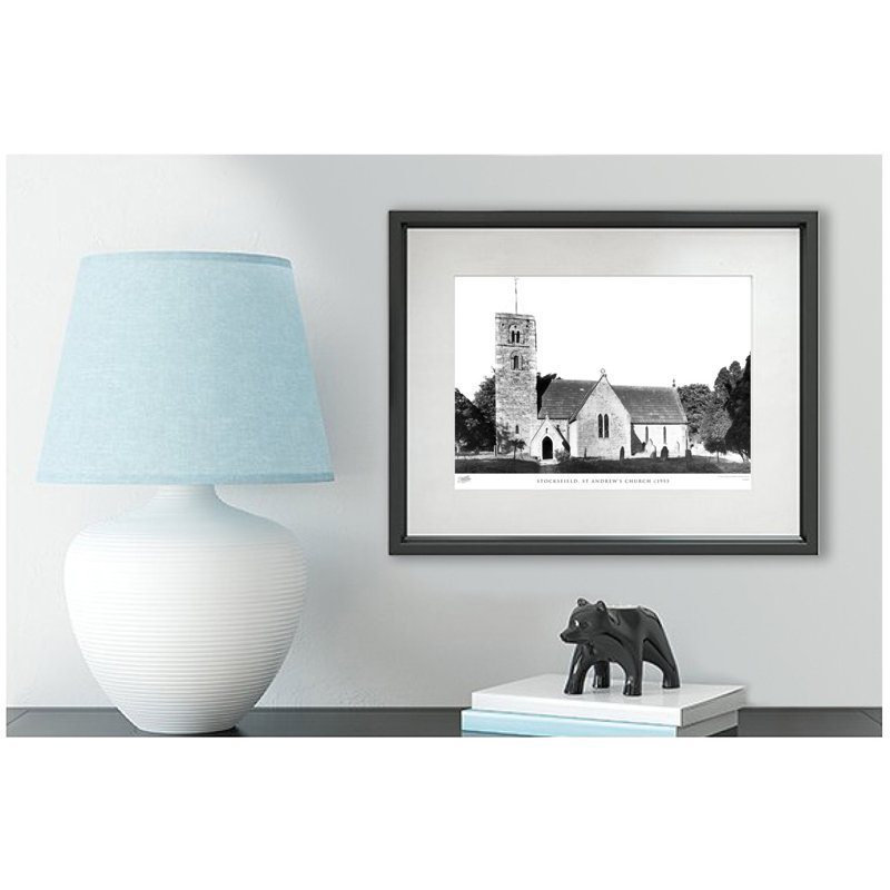 Stocksfield, St Andrew's Church C1955 - Single Picture Frame Print, 60cm H x 80cm W x 2.3cm D