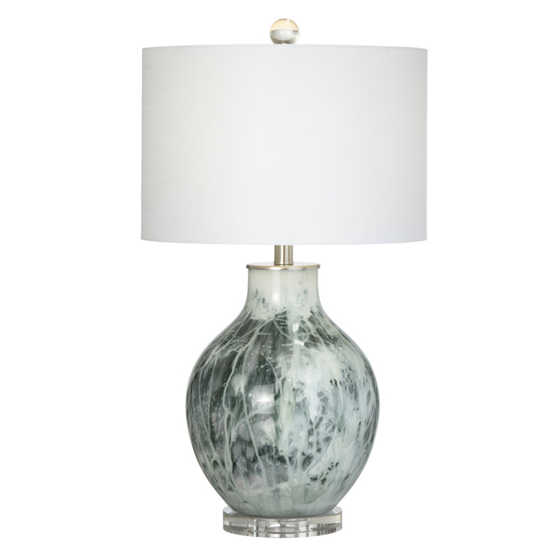 Lampe de table en verre Gwin