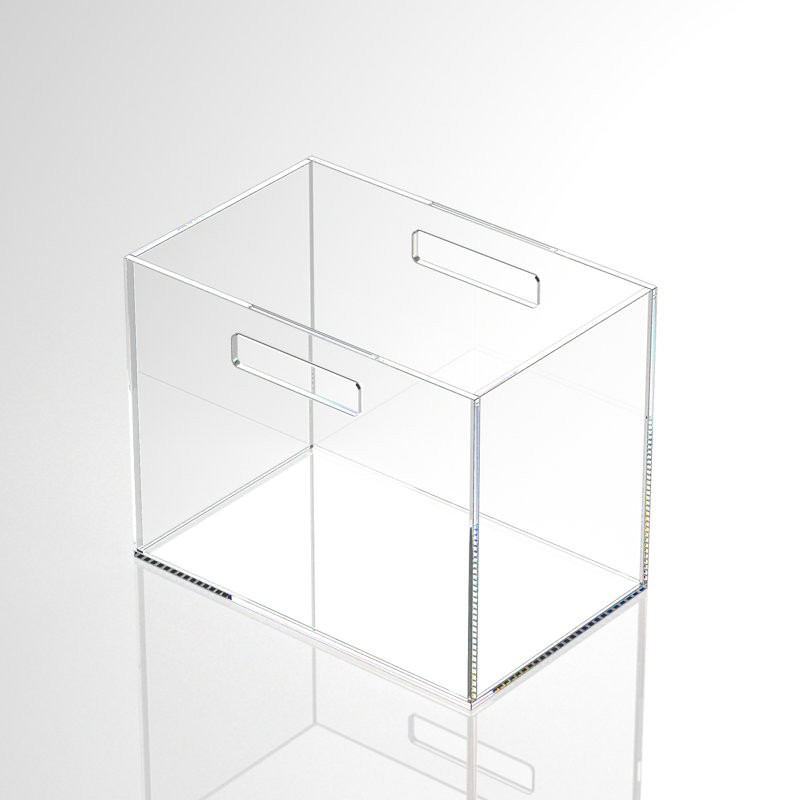 Clear Acrylic File Box