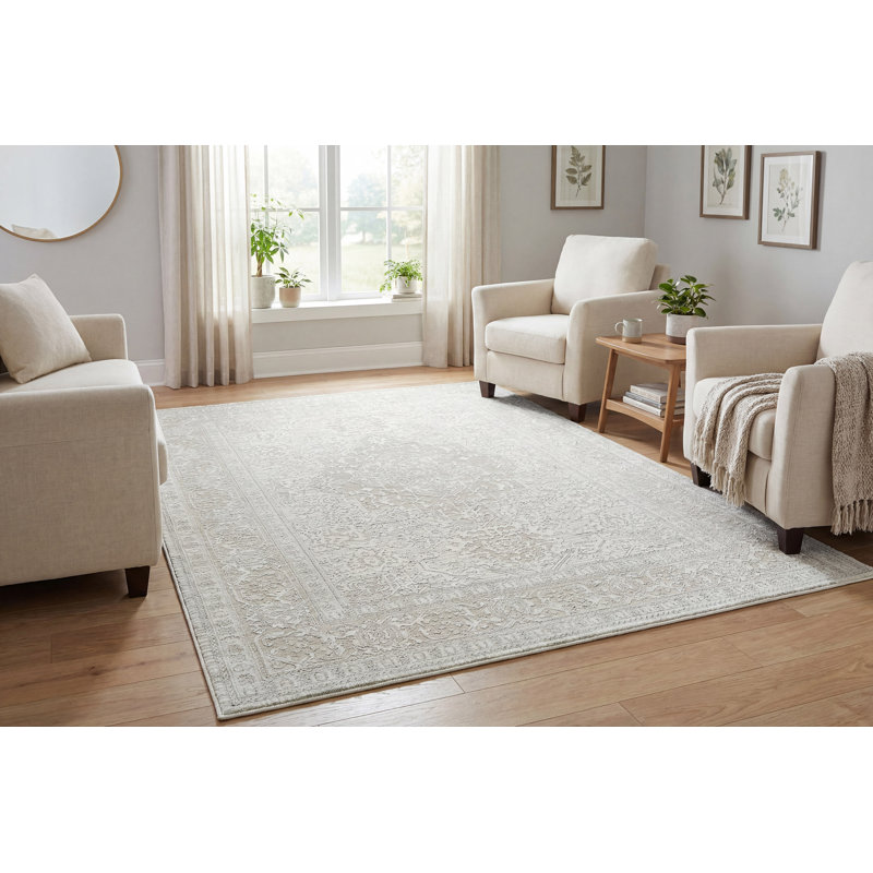 Glenam 19482-910 GREY/CREAM, Rectangle 7'10" x 10'