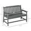 Banc de jardin en plastique