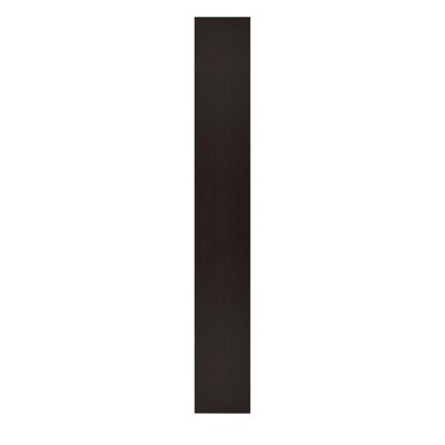 Rectangular 8-Shelf Bookcase With 2 Fixed Shelves, Cappuccino