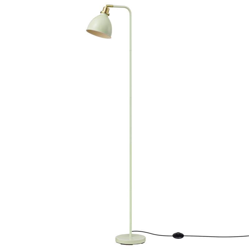 155cm Swing Arm Floor Lamp, Green