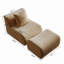 Canapé modulaire Boneless, sans assemblage requis, conception antidérapante simplifiée, pour le salon et la chambre à coucher-131983666