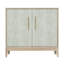 Armoire en bois Sango Shagreen 2 portes, tablette réglable, pièce décorative élégante-105102227