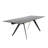 Noire Extendable Metal Base Dining Table