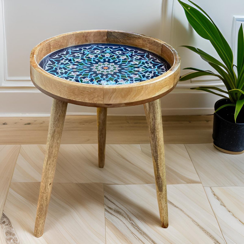 Handmade Elite Tray Top End Table