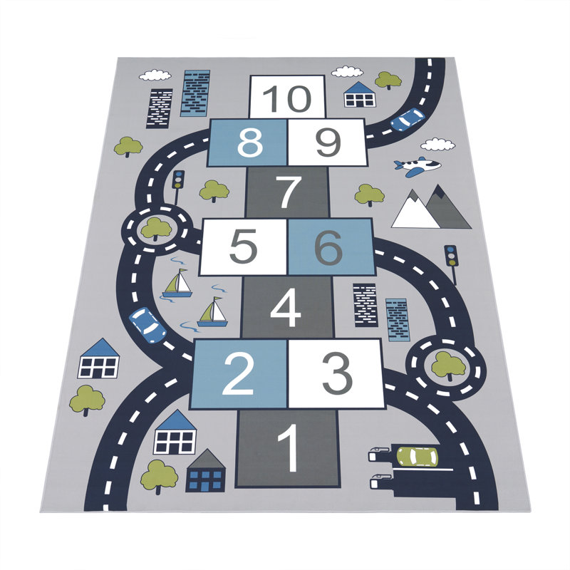Lindemann Flatweave Grey Rug, Rectangle 200 x 290cm