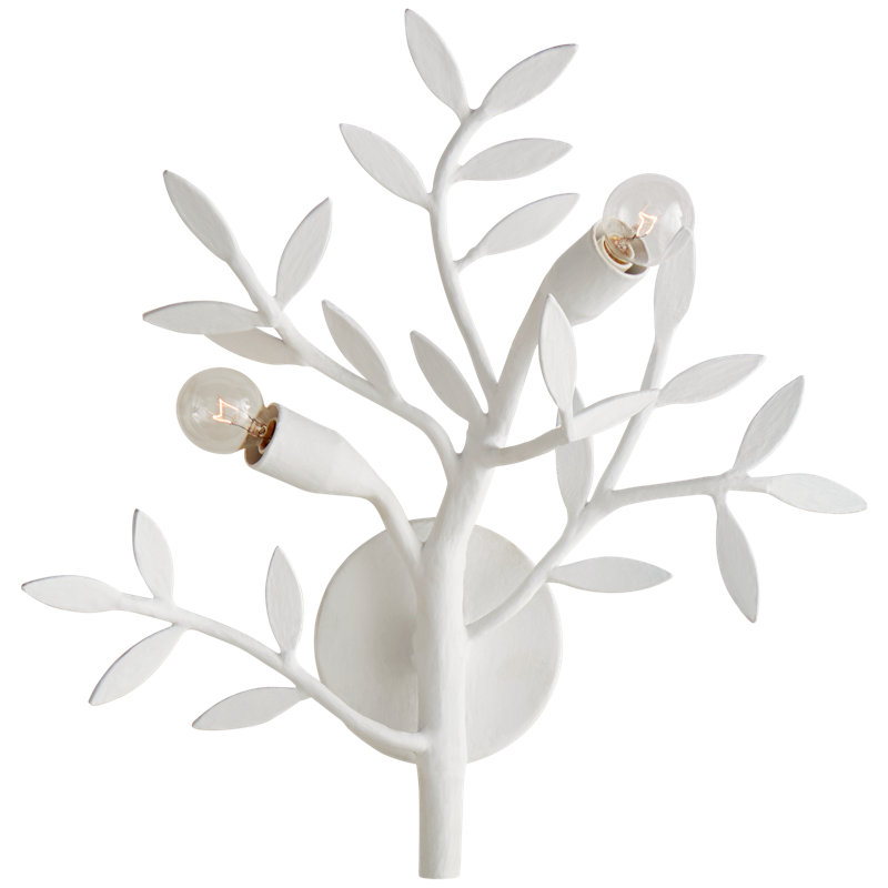 Julie Neill Mandeville Sconce, Plaster White
