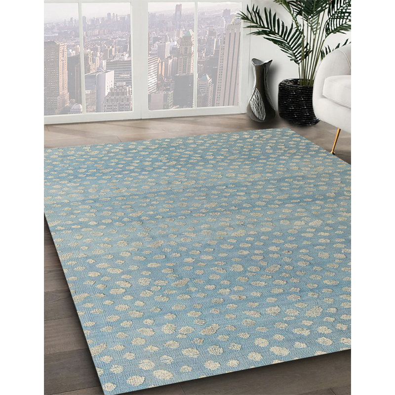 Abstract Indoor Rug, Round 4'
