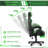 Soontrans Gaming Chair with Footrest High Back Office Chair with Headrest&Massage Lumbar Support Swivel Ergonomic Gaming Chair for Adults, Green-443887826