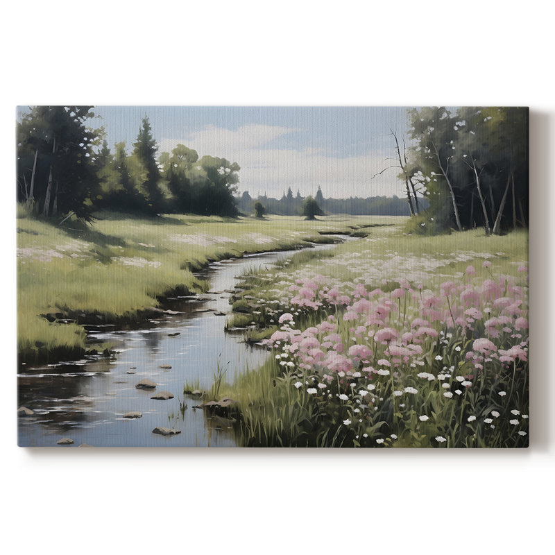 Paysages rétro-DCCDLXVV-III - Cavas enveloppés de galerie, 12 x 18